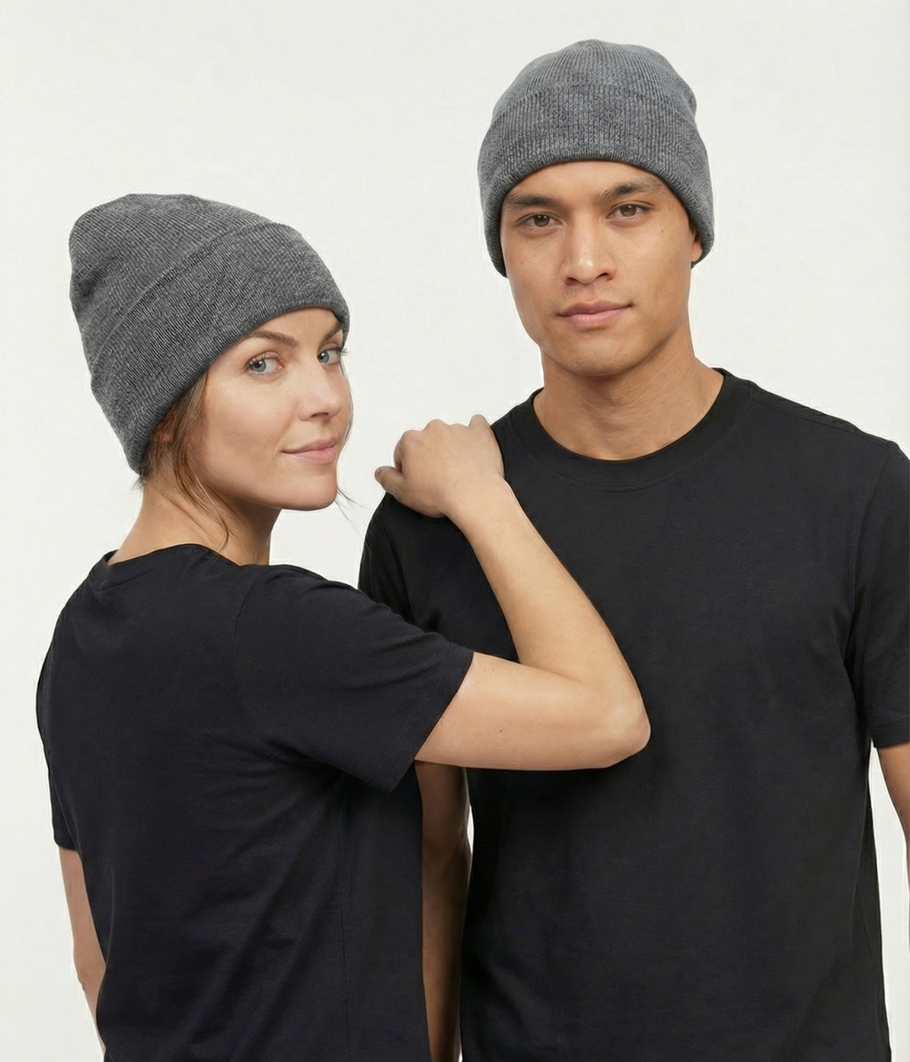 SATIN LINED BEANIE.