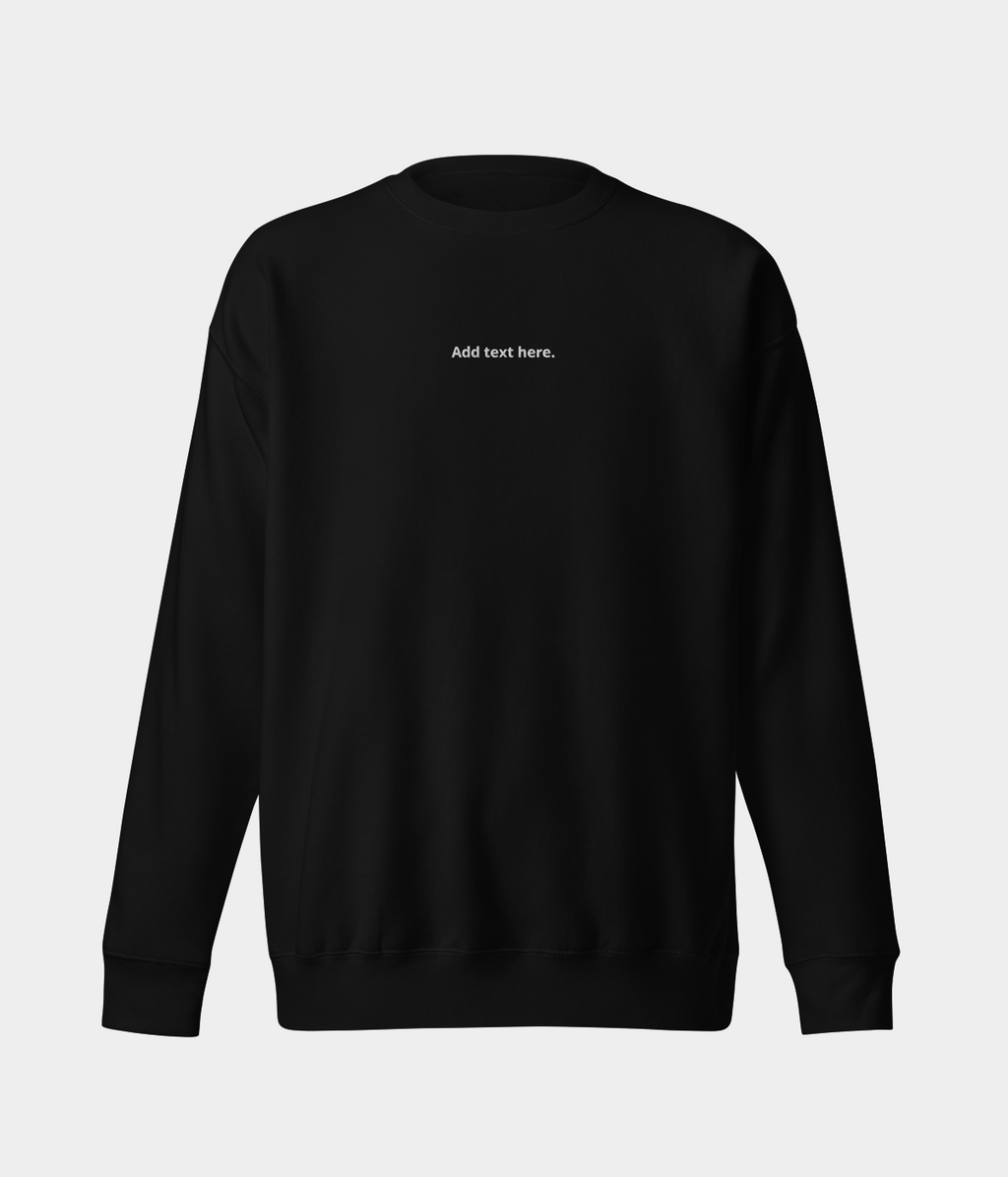 CUSTOM SWEATER.