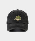 WASHED CAP ON CAP.