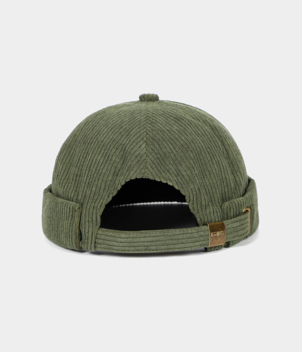 CORDUROY FISHERMAN BEANIE.