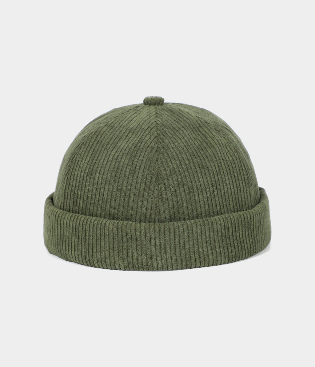 CORDUROY FISHERMAN BEANIE.
