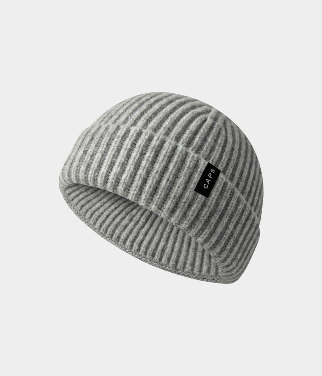 LOGO FISHERMAN BEANIE - 100% MERINO.
