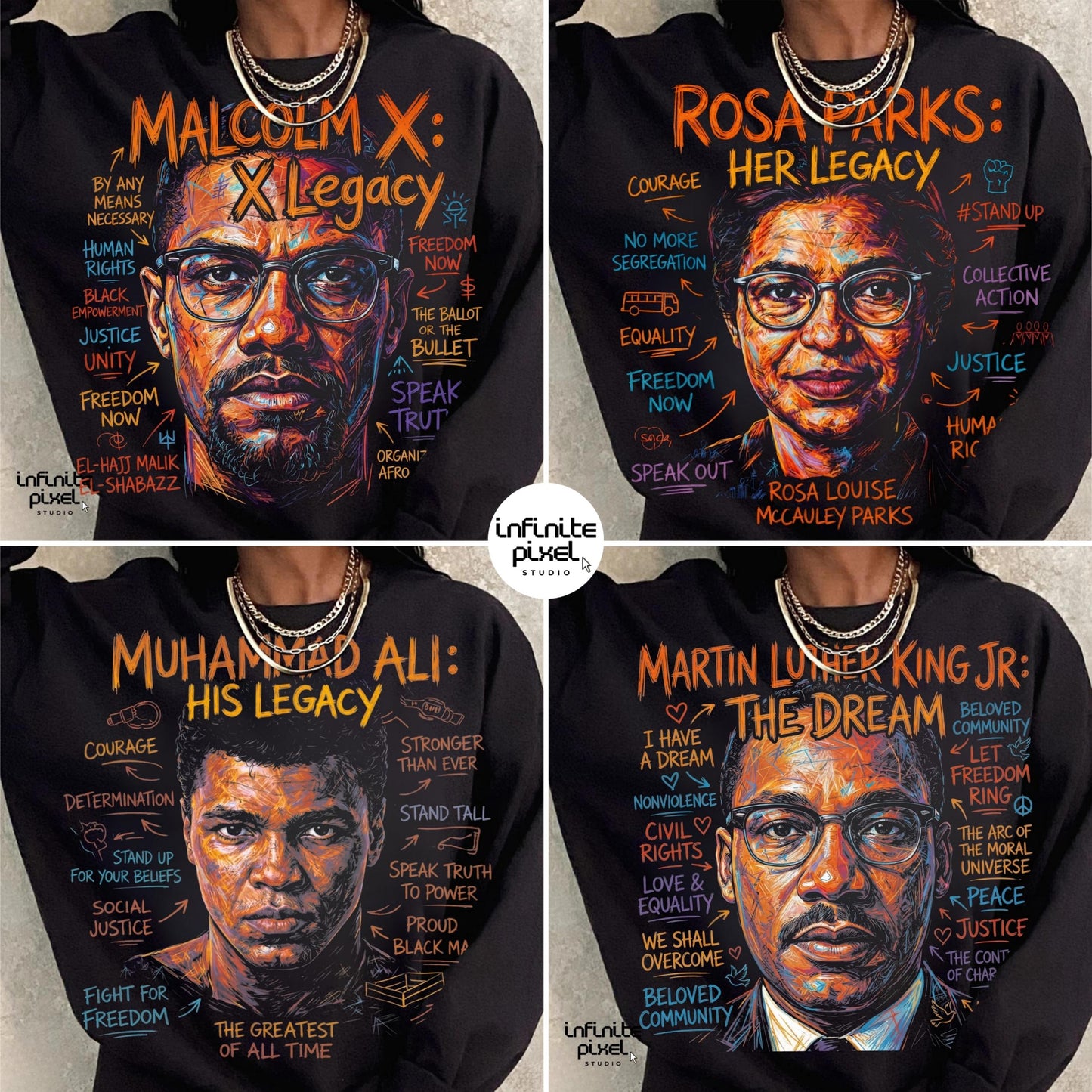 Black History PNG Bundle