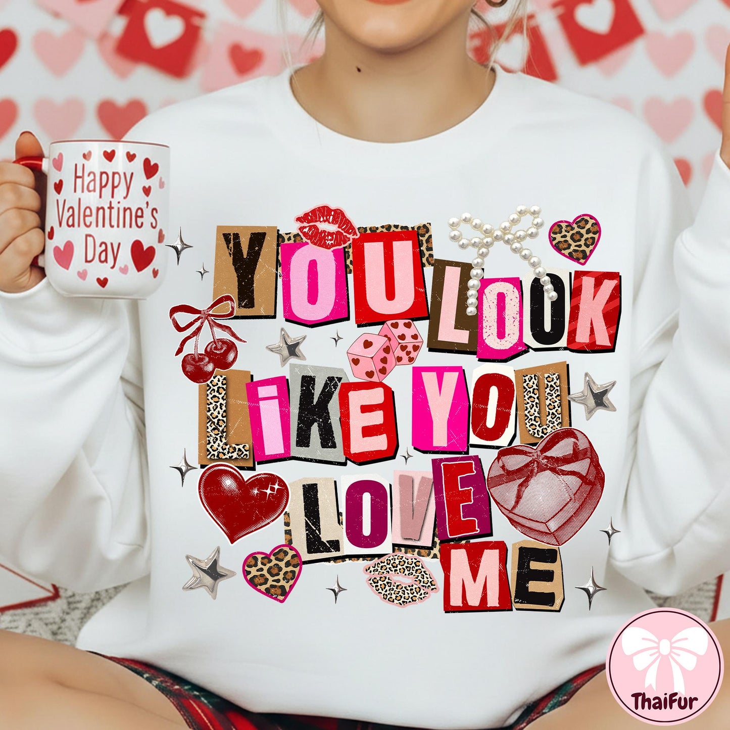 Coquette You Look Like You Love Me PNG