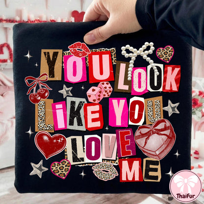 Coquette You Look Like You Love Me PNG