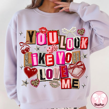 Coquette You Look Like You Love Me PNG