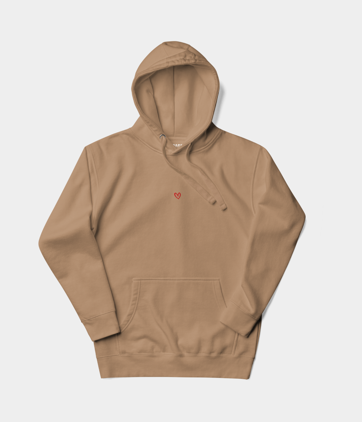 DRAWN HEART HOODIE.