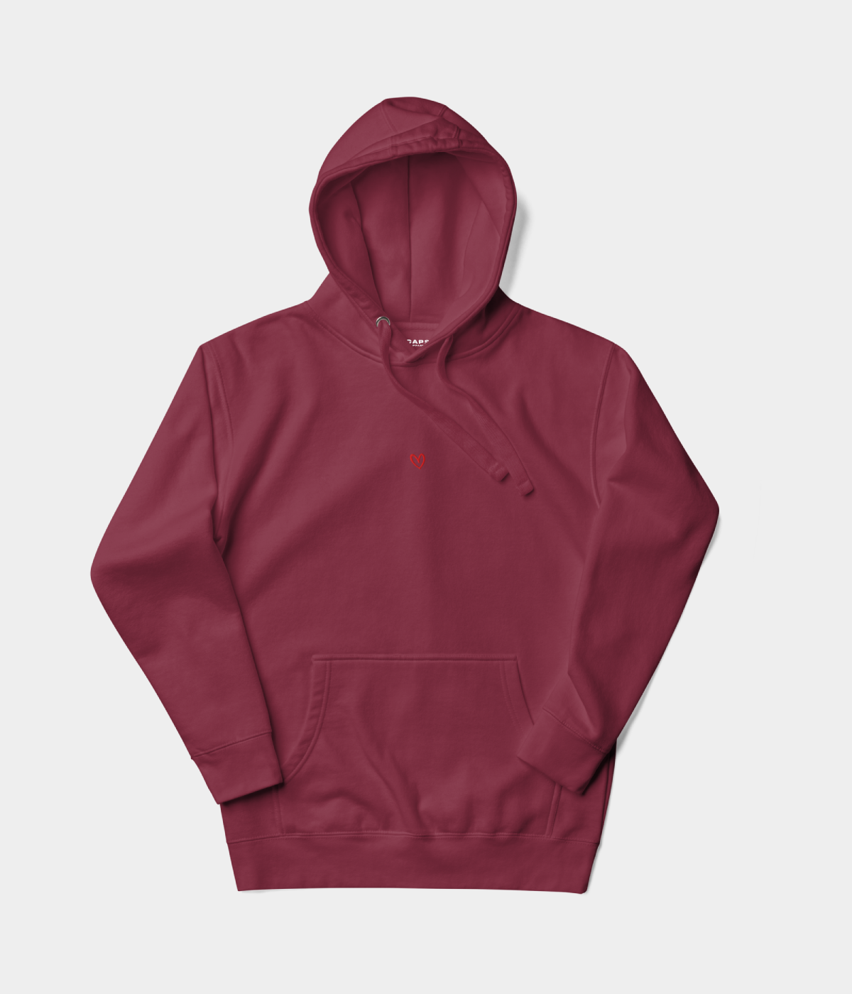 DRAWN HEART HOODIE.