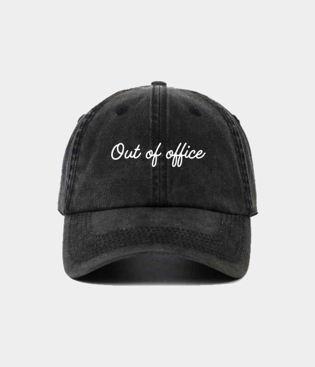 OUT OF OFFICE - CURSIVE.