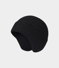 PATTERNED EARMUFF BEANIE.