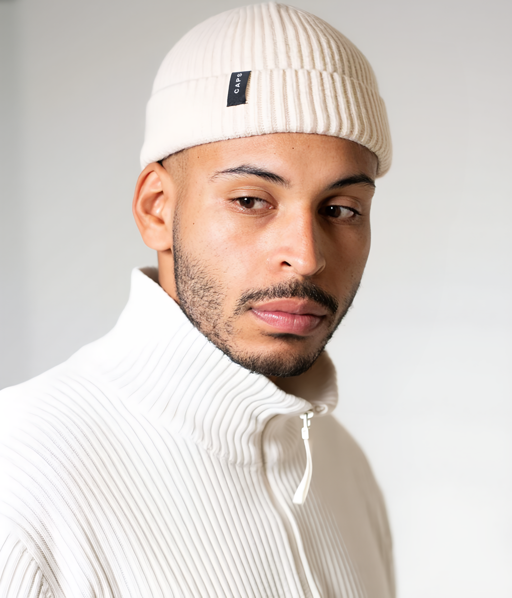 LOGO FISHERMAN BEANIE.