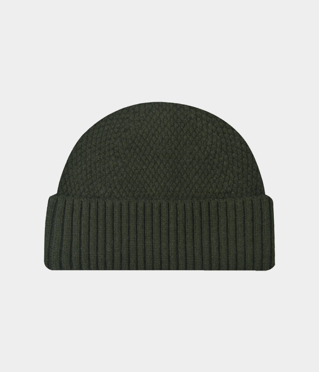RIBBED FISHERMAN BEANIE.