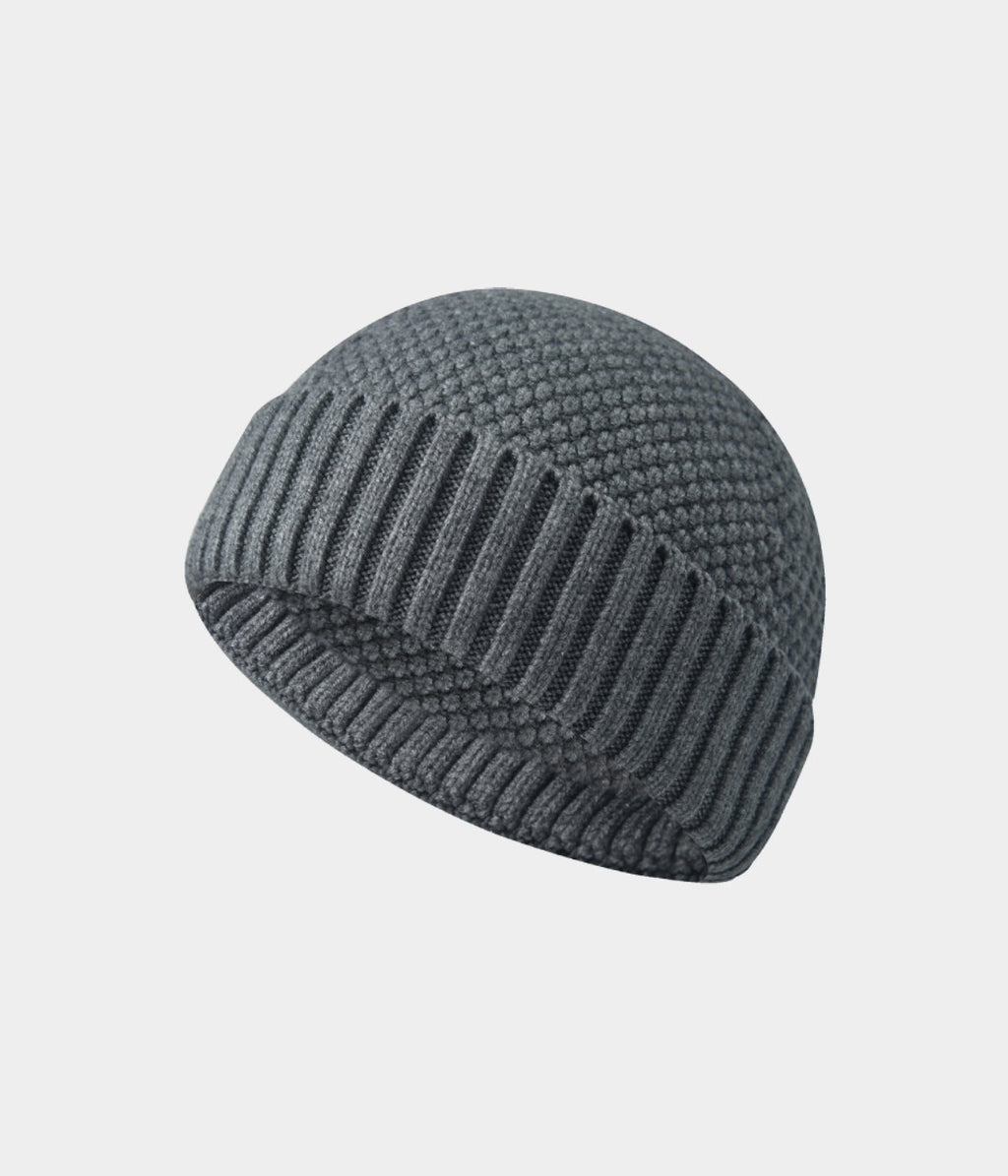 RIBBED FISHERMAN BEANIE.