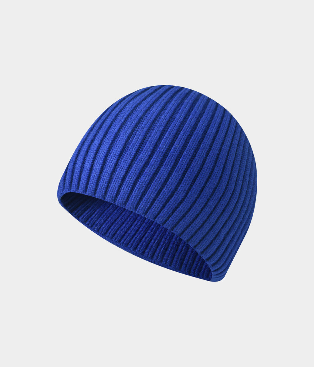 RIB KNIT BEANIE.