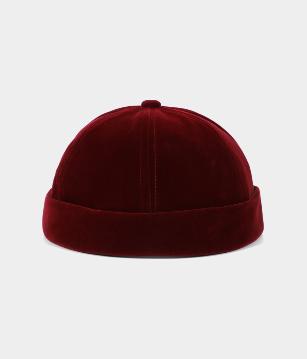 VELVET FISHERMAN BEANIE.