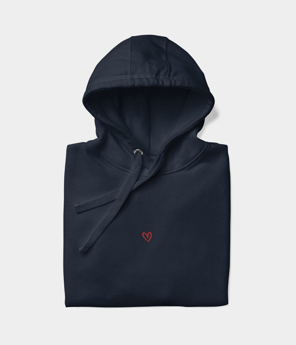 DRAWN HEART HOODIE.