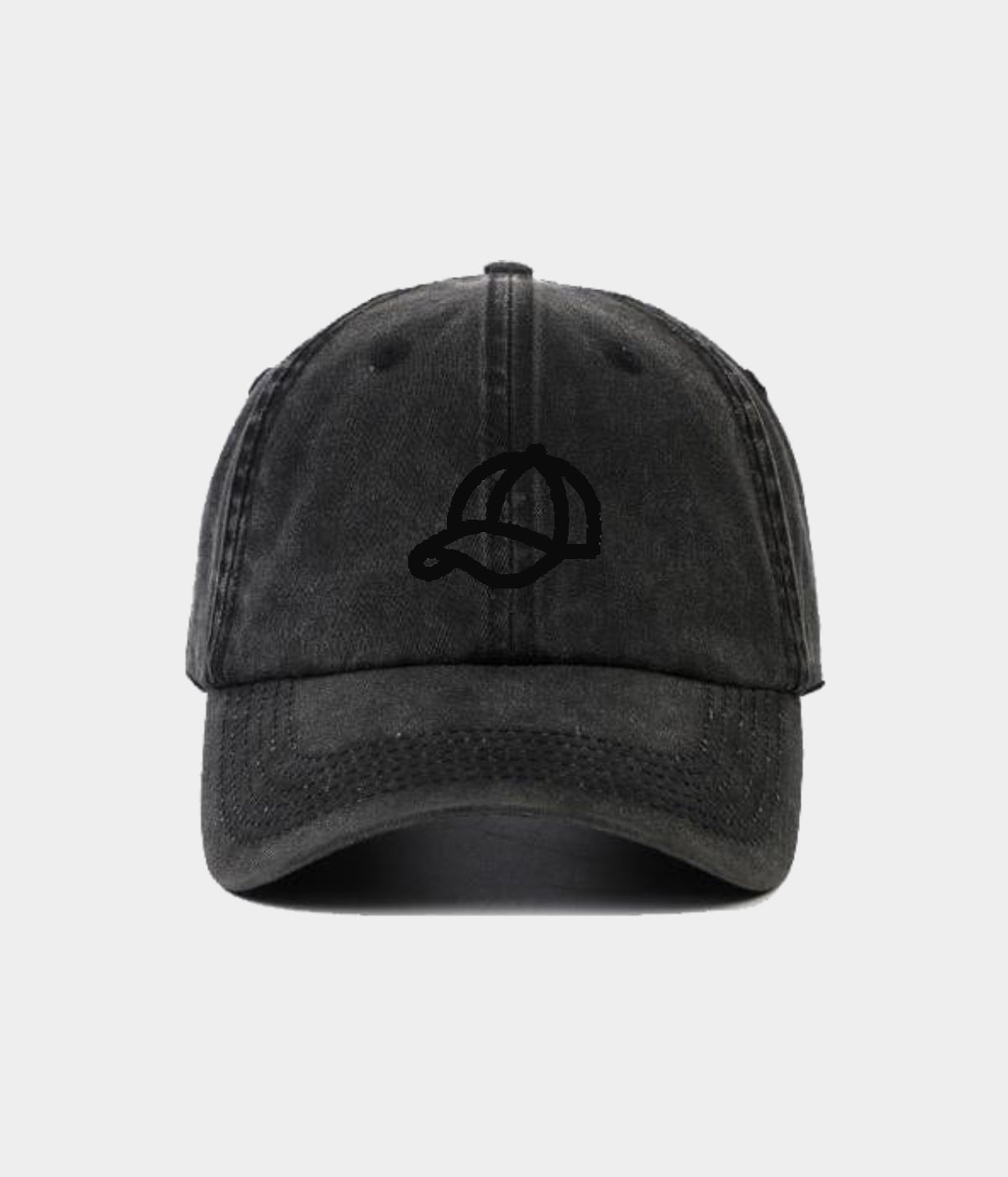 WASHED CAP ON CAP.