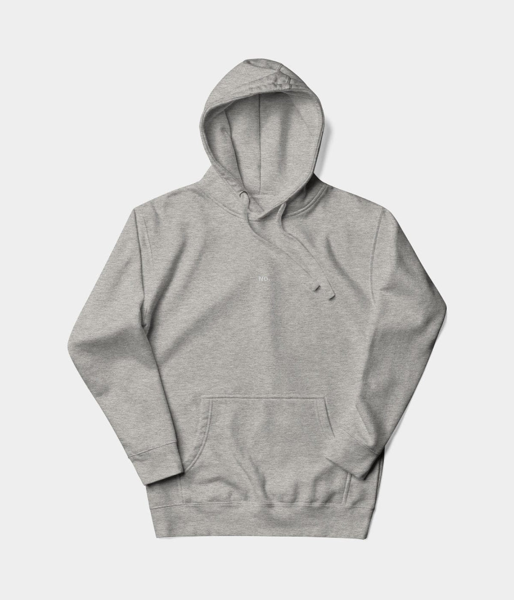 NO HOODIE.