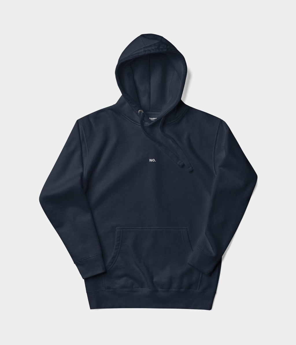 NO HOODIE.
