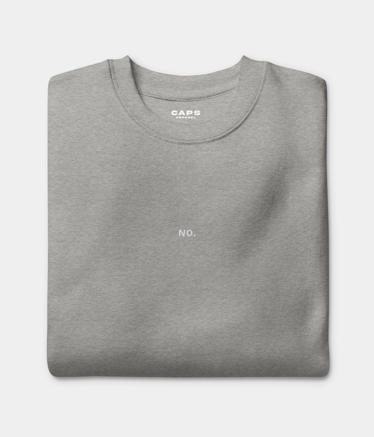 NO SWEATER.