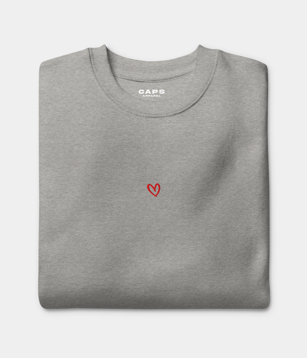 DRAWN HEART SWEATER.