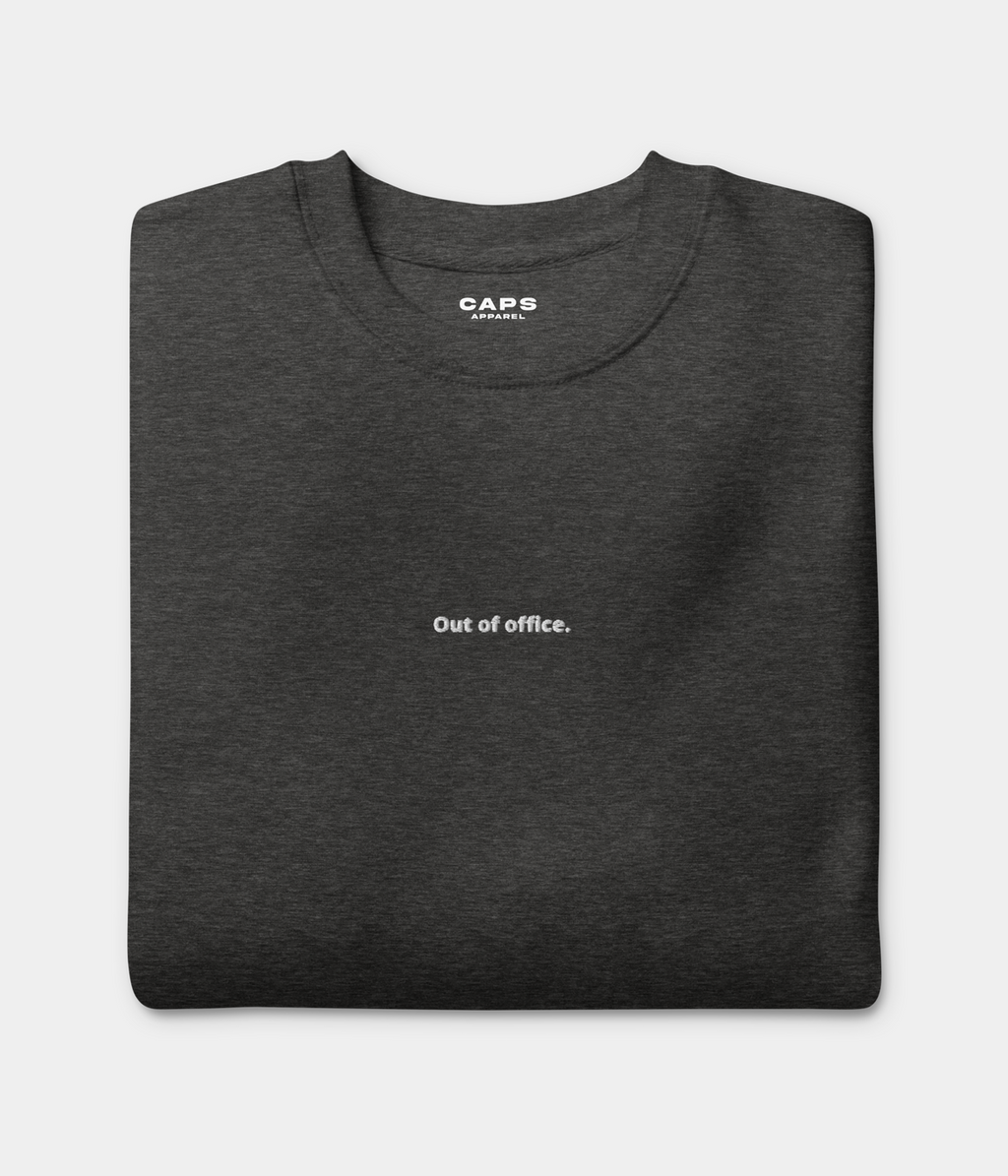 OUT OF OFFICE SWEATER.