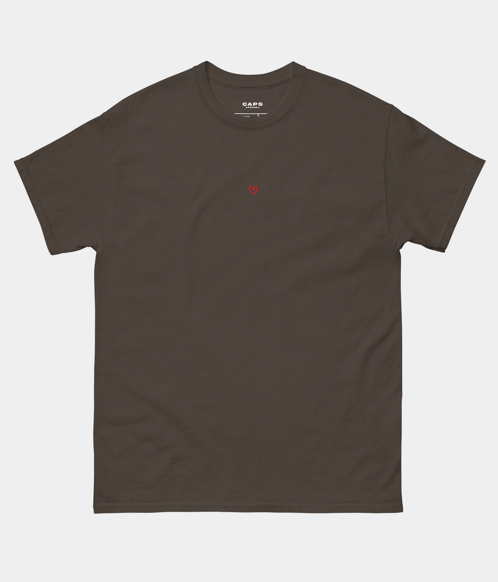 DRAWN HEART TEE.