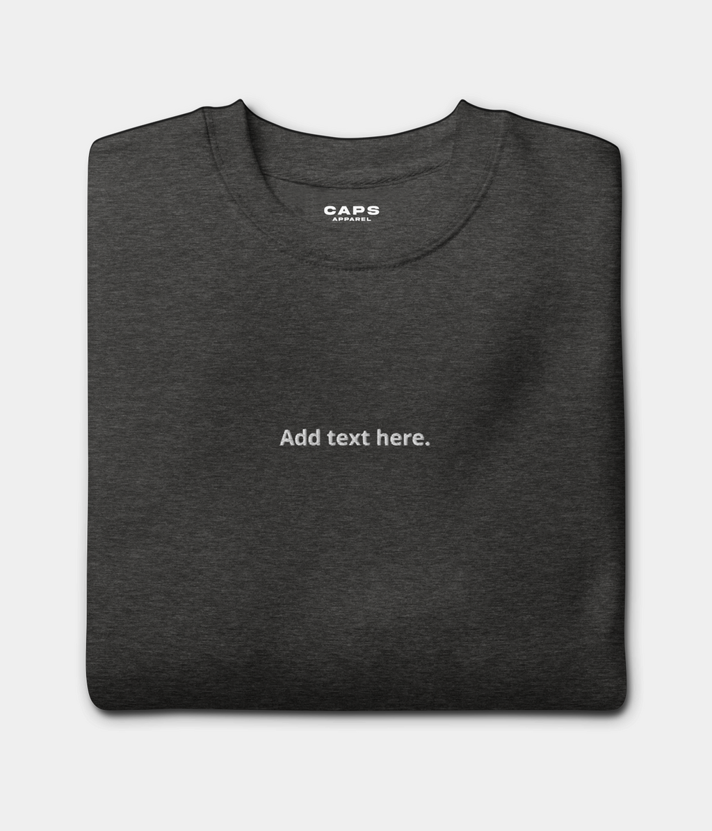 CUSTOM SWEATER.