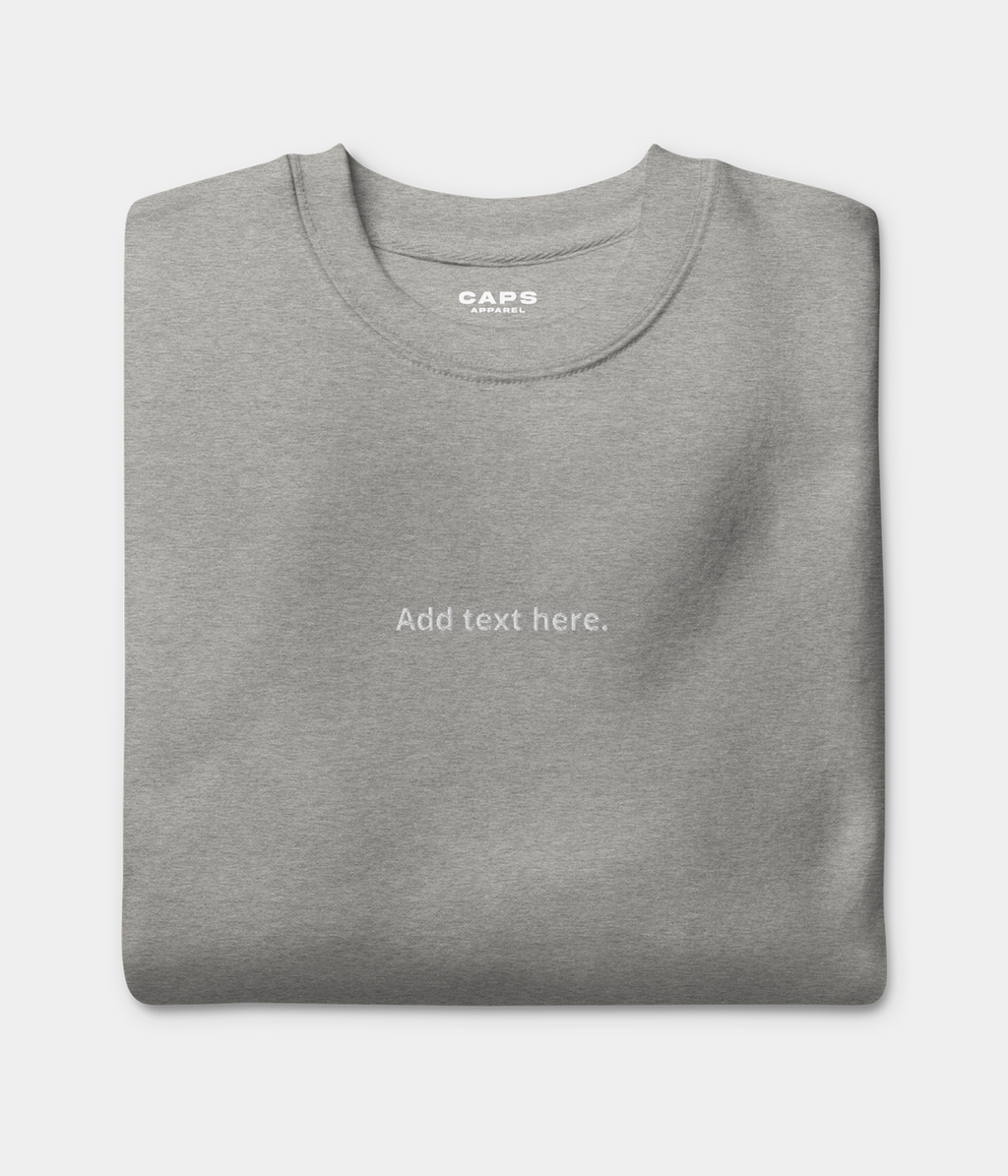 CUSTOM SWEATER.