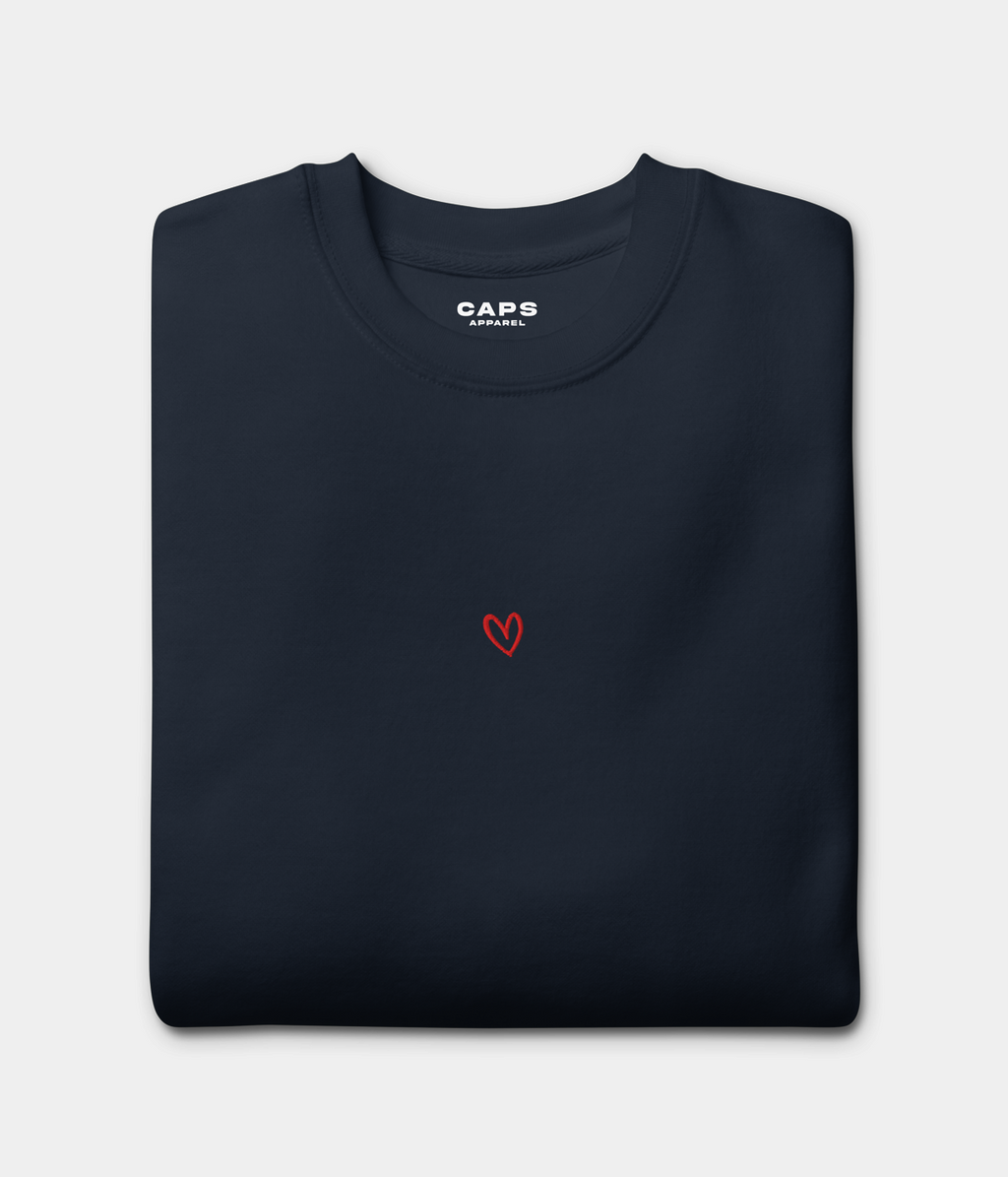 DRAWN HEART TEE.