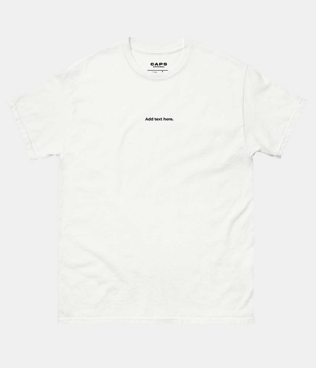 CUSTOM TEE.