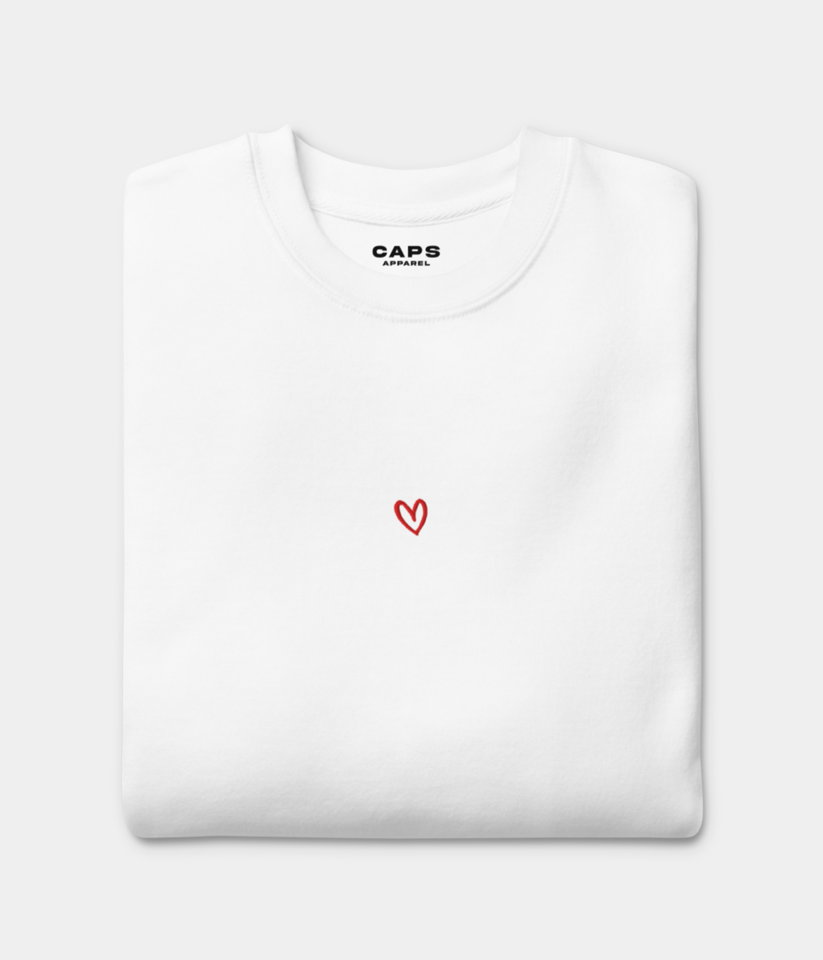 DRAWN HEART TEE.