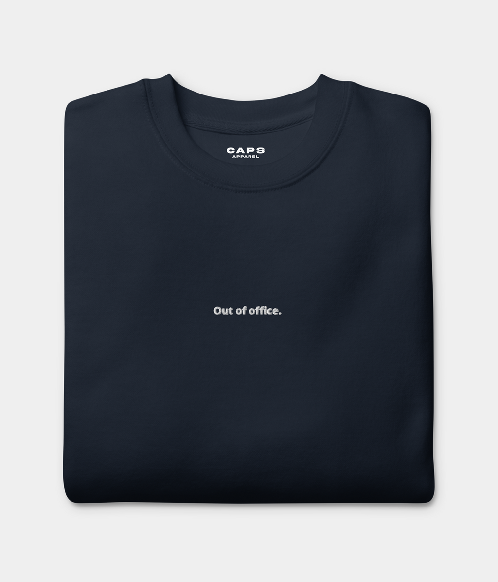 OUT OF OFFICE SWEATER.